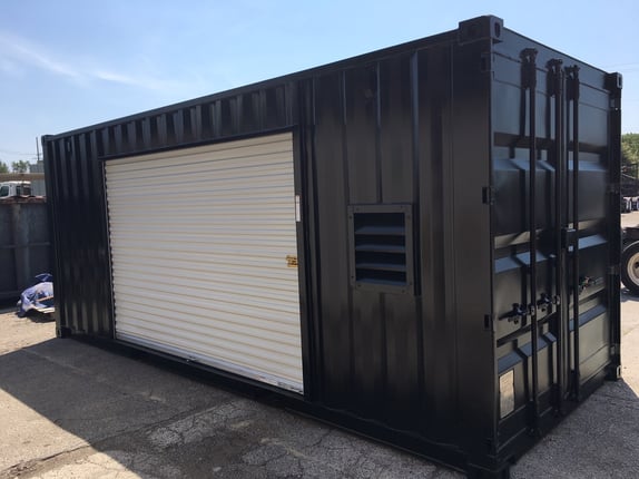 20 with 10 roll up and louvered vent Large