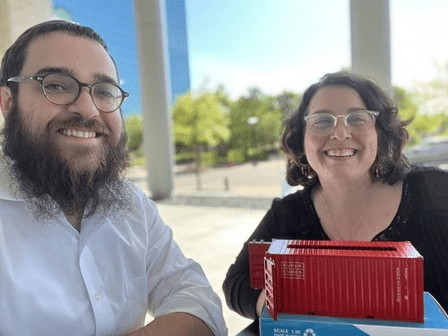 My first in-person encounter with my enthusiastic friend Rabbi Chaim Landa