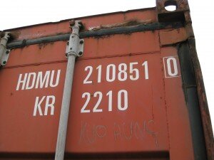 Typical container number