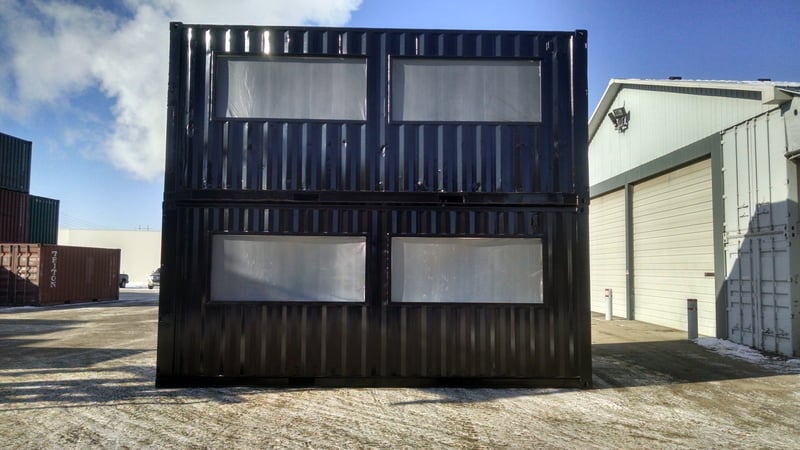 storage container window modification