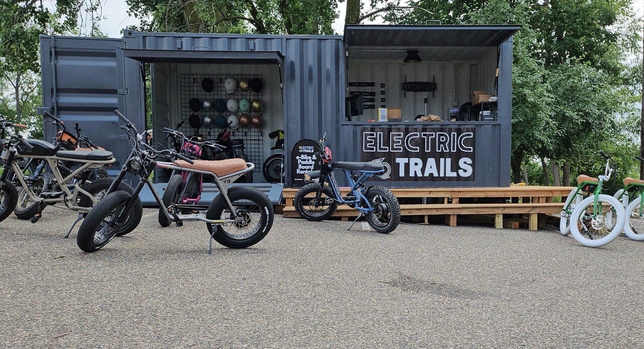 Bike Rental in Super Cubes Shipping Container