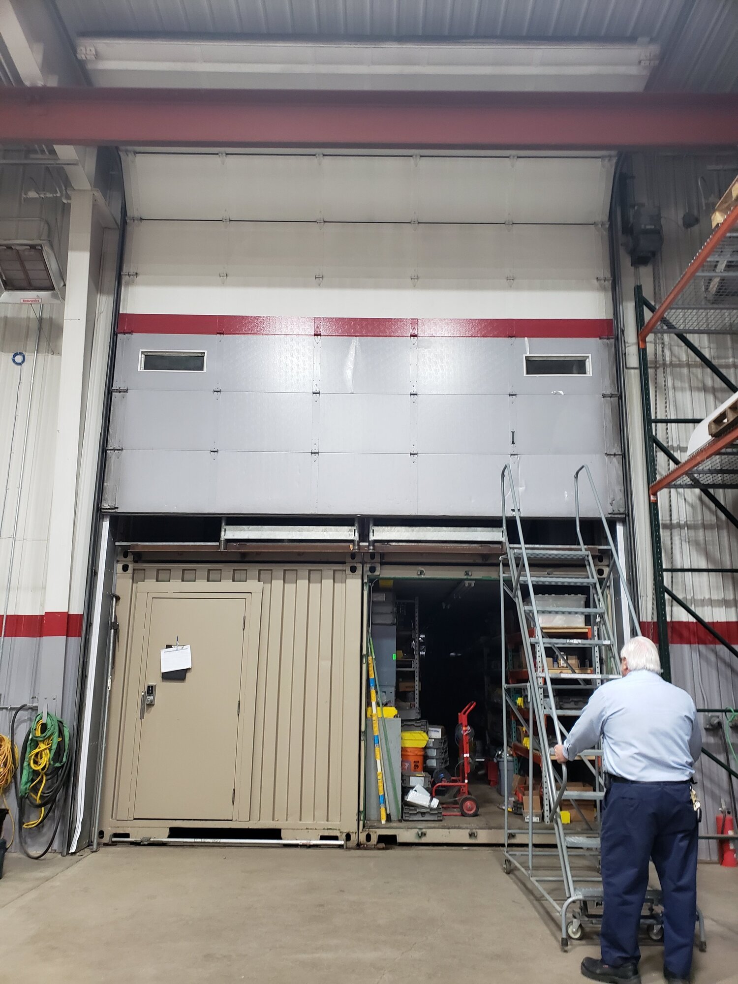 double decker container