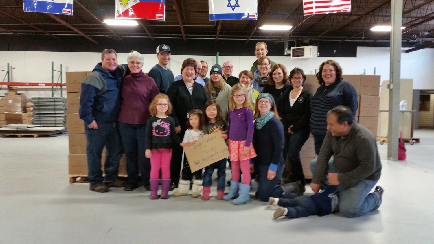 a group of people