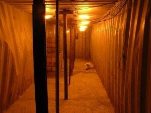 container buried