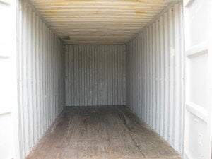 inside of a shipping container